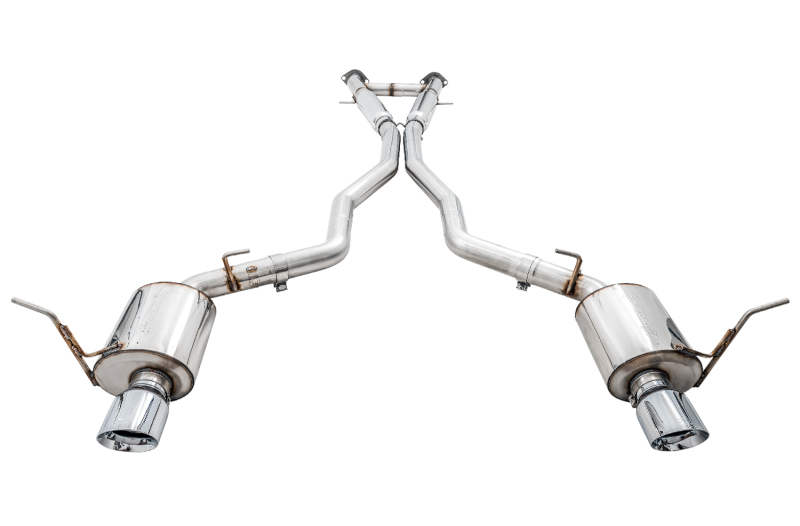 Jeep Grand Cherokee SRT Performance Exhaust - AWE Tuning - Touring Edition Cat Back - Chrome Silver - 2020